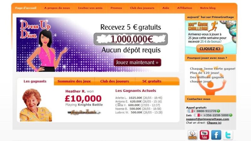 Revue de Prime Grattage par Casinos Jackpots