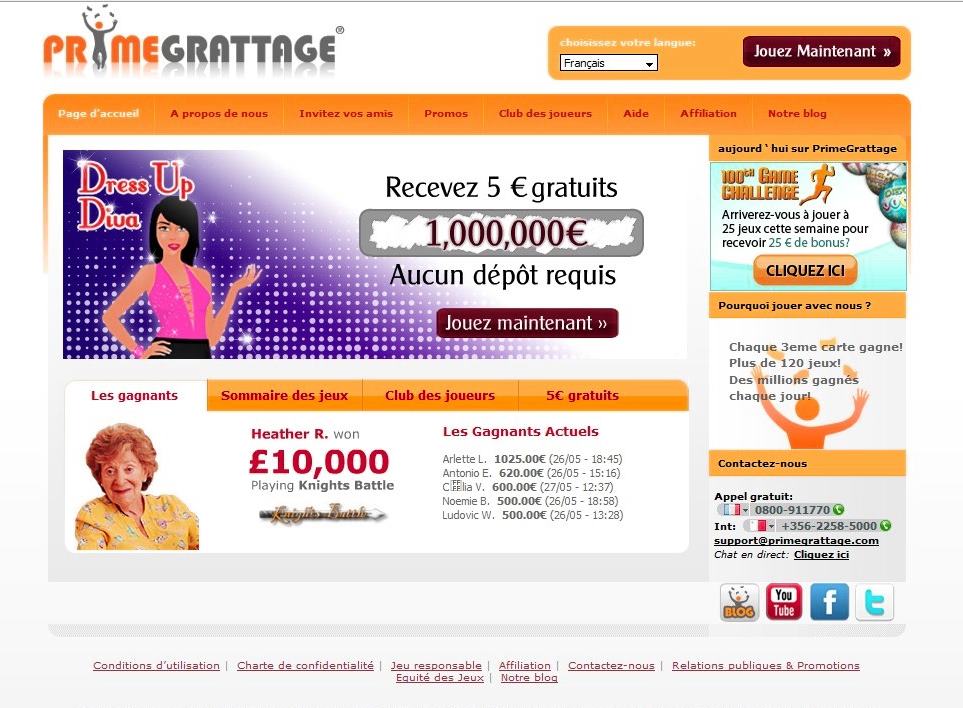 Revue de Prime Grattage par Casinos Jackpots