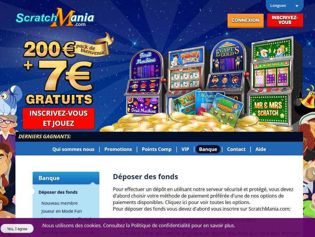 Revue de Scratchmania pas Casinos Jackpots