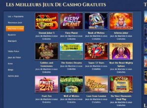 Jeux gratuits sur CasinoKeys